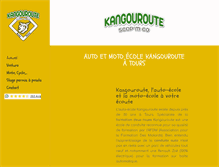Tablet Screenshot of kangouroute.fr